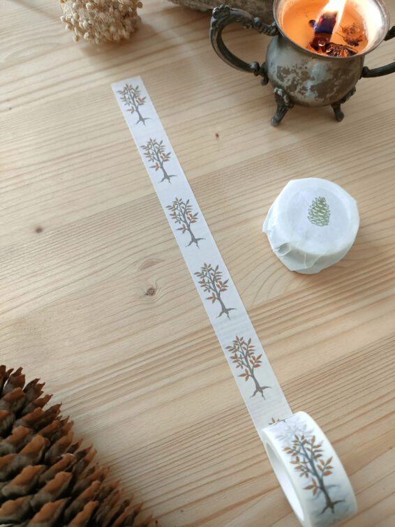 washi tape albero autunno